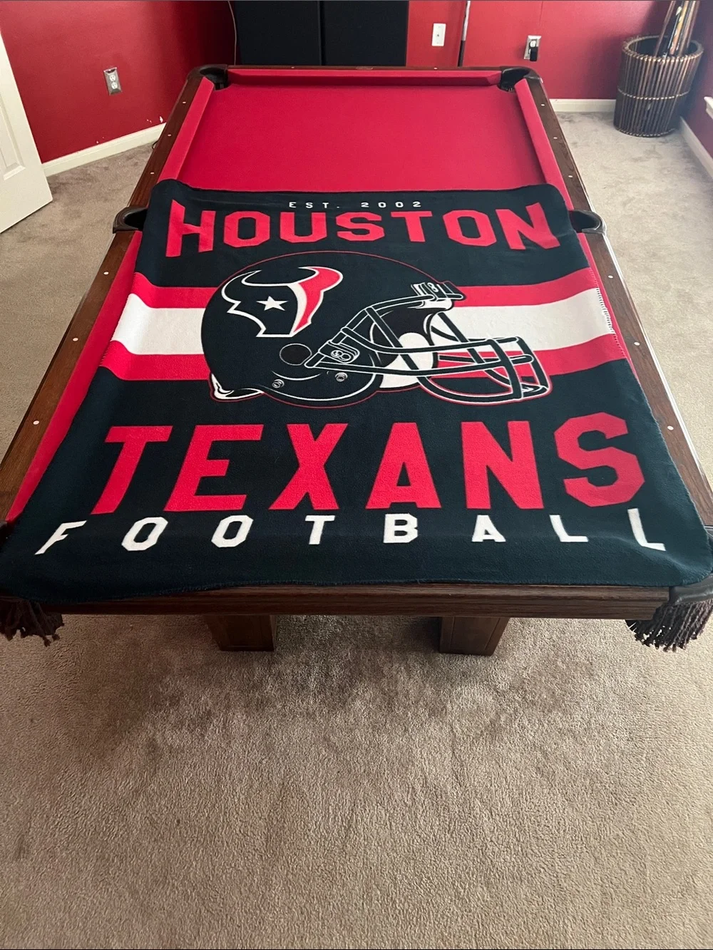 Houston Texans Blanket NFL Gifting Football Sports Fleece